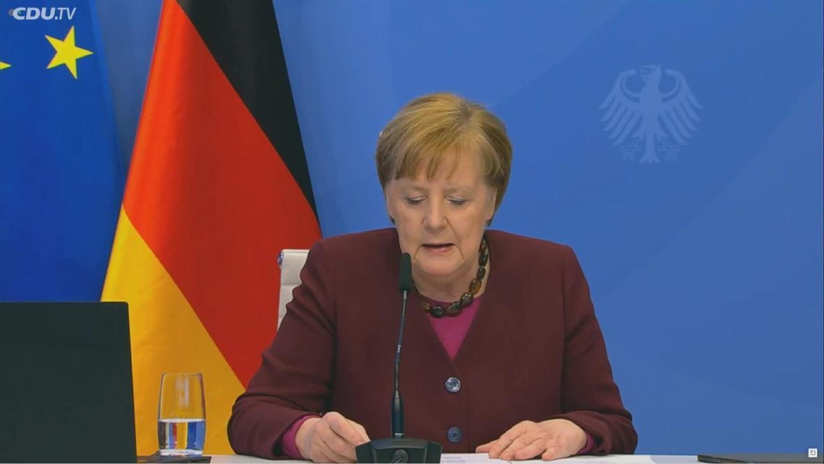 Germany: Merkel addresses CDU ahead of leadership change