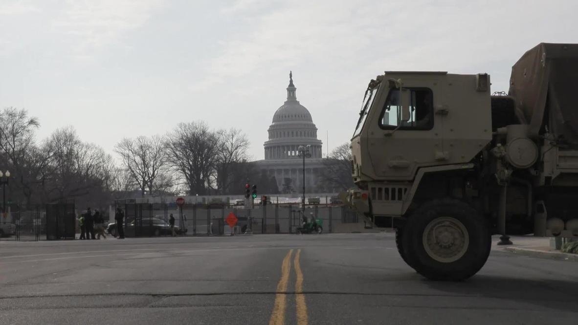США: Охрана Капитолия усиливается перед инаугурацией Байдена