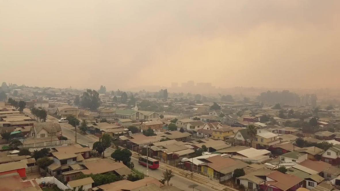 Chile: Ordenan la evacuación de miles de personas por los incendios forestales en Valparaíso