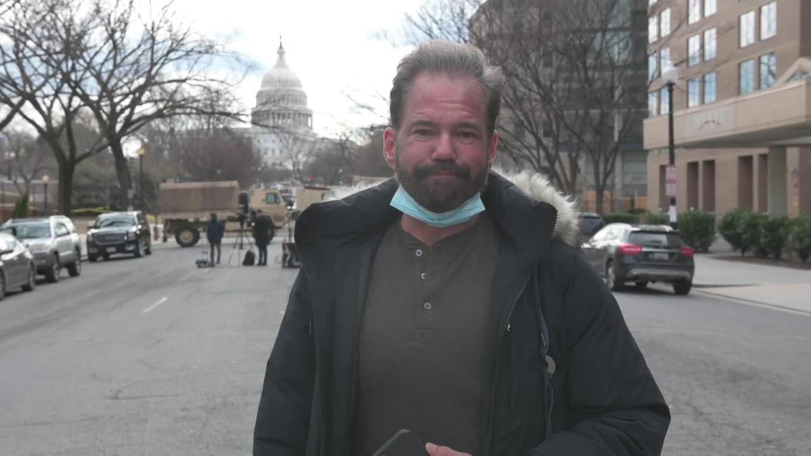 USA: 'It's so strange' - DC locals discuss heightened security in preparation of Biden's inauguration