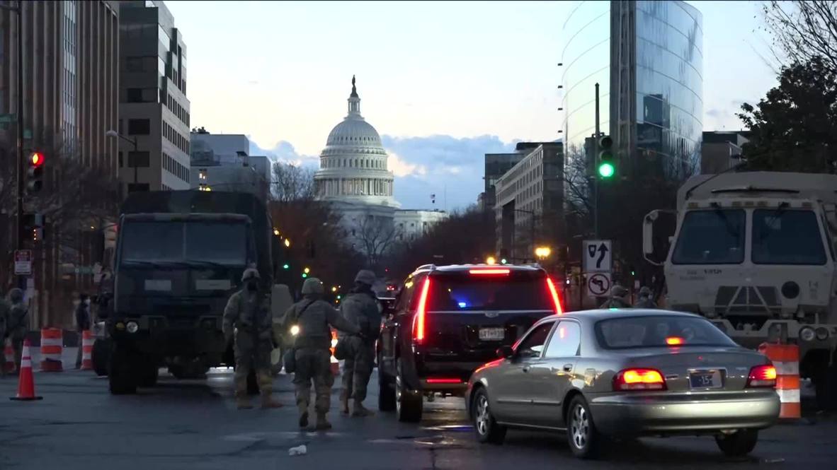 EE.UU.: Washington DC se despierta el día de la investidura de Joe Biden
