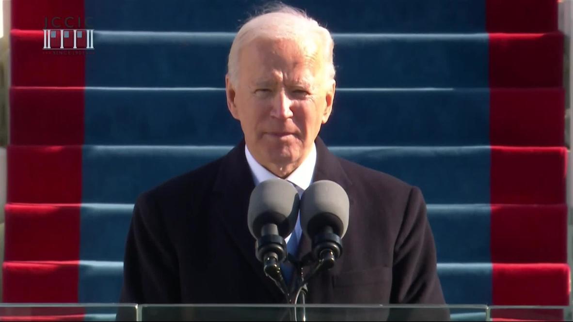 USA: ‘We must end this uncivil war’ says Biden at inauguration speech in DC