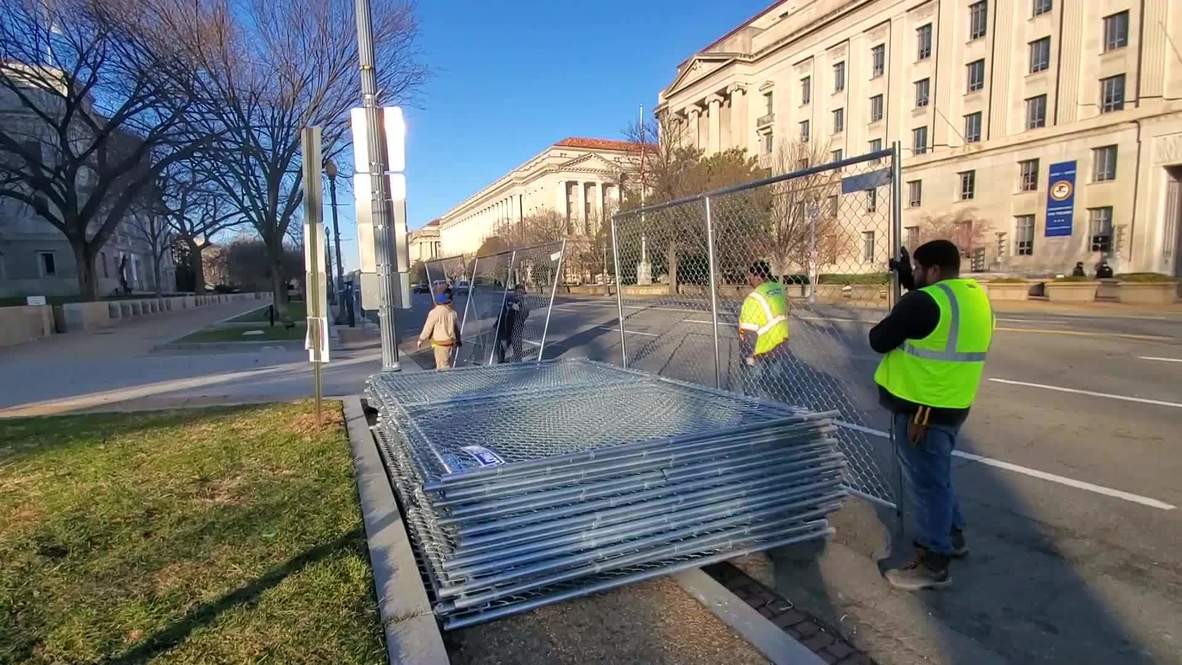 USA: DC residents 'relieved' for Biden as barriers come down following inauguration day