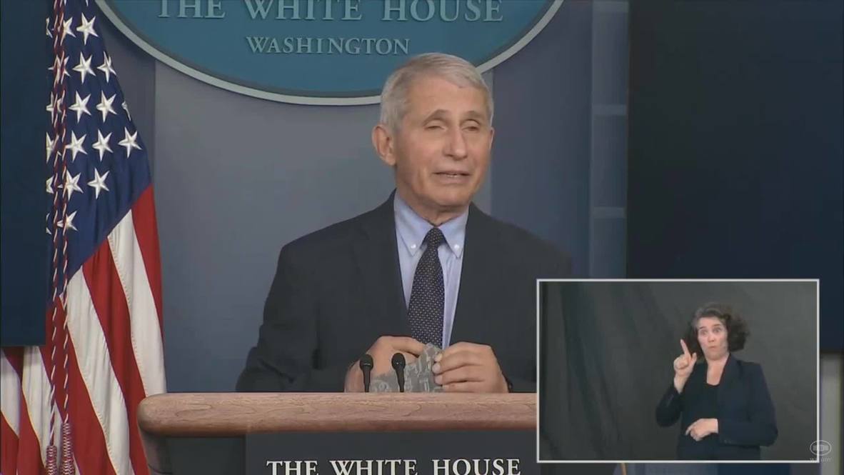USA: COVID infections in US 'might' be 'plateauing' says Fauci