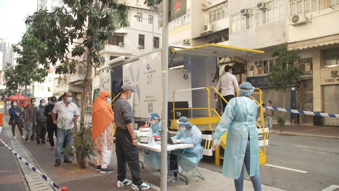 Hong Kong: Thousands in lockdown as police cordons off area to curb COVID outbreak