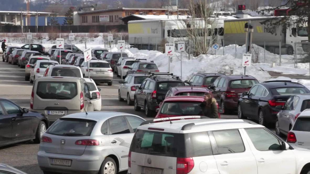 Austria: Drivers queue up for COVID test as South African variant detected in Tyrol