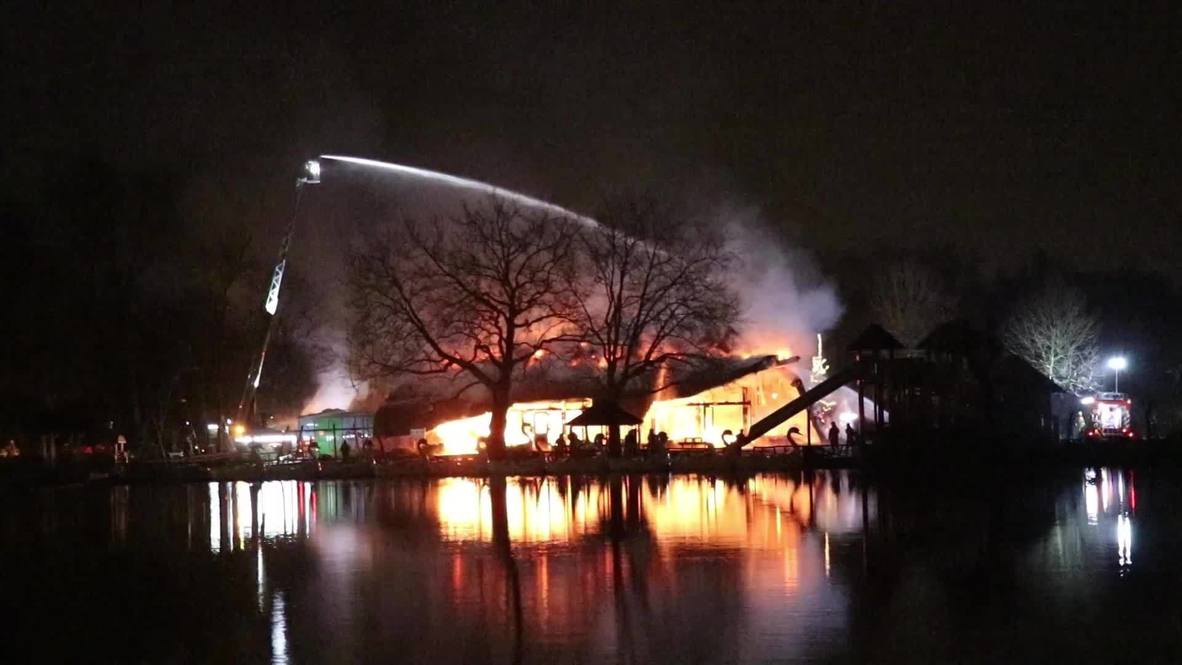 Netherlands: Police investigate suspected arson after fire at Rotterdam amusement park