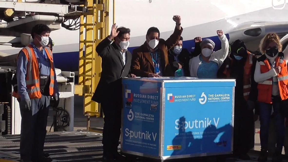 Bolivia President Arce Welcomes First Batch Of Russian Sputnik V Vaccines Video Ruptly