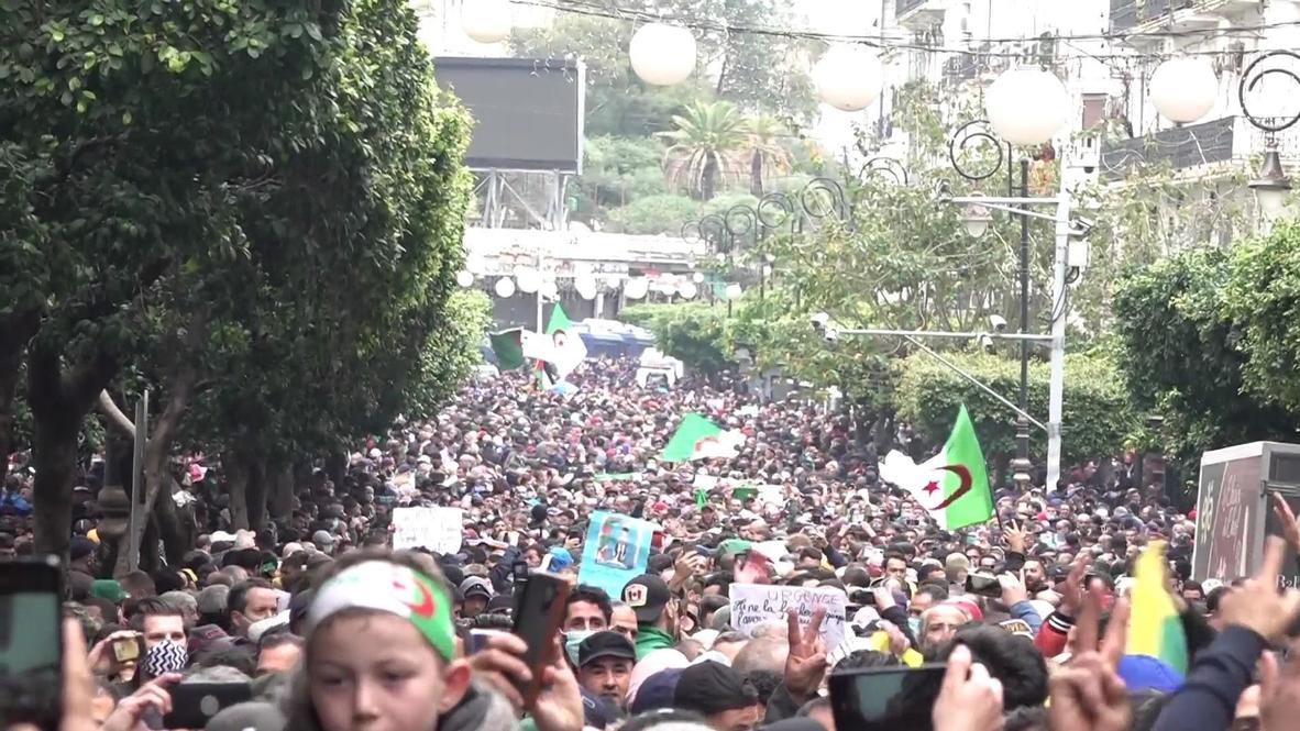 Algeria: Thousands march in Algiers on second anniv of protest movement