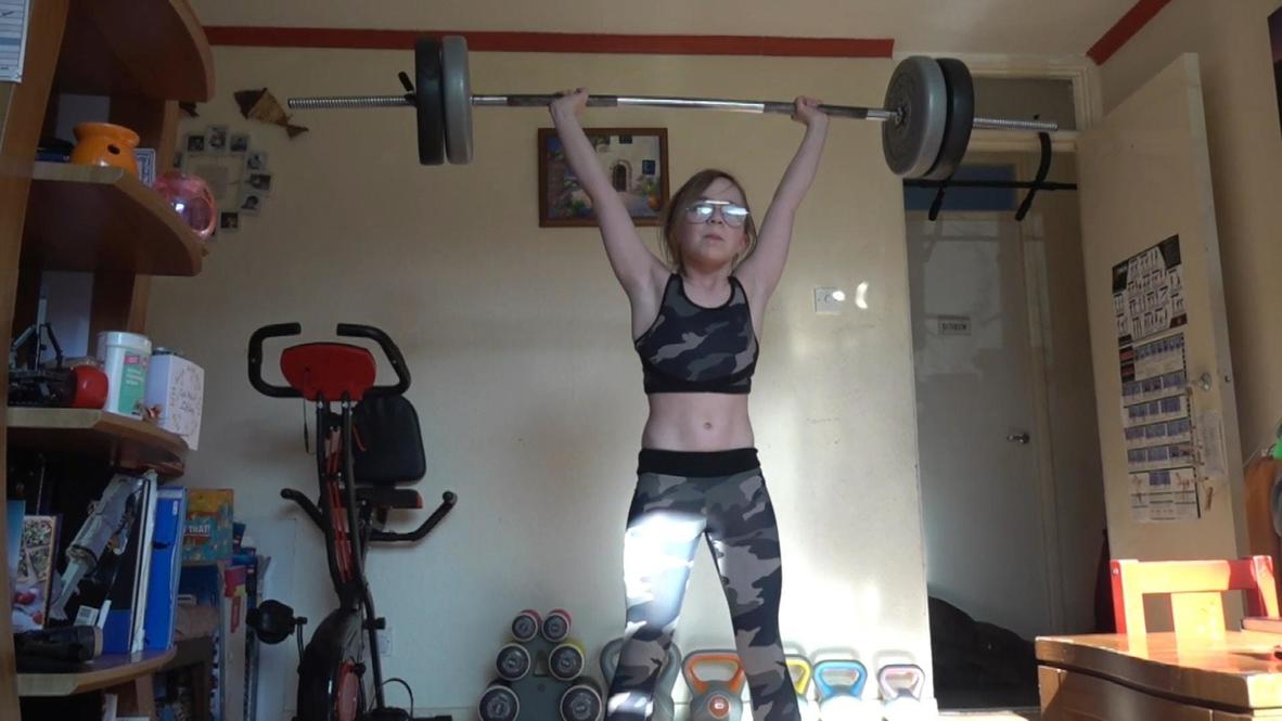 Iron girl: 10-year-old weightlifter raising the bar in England