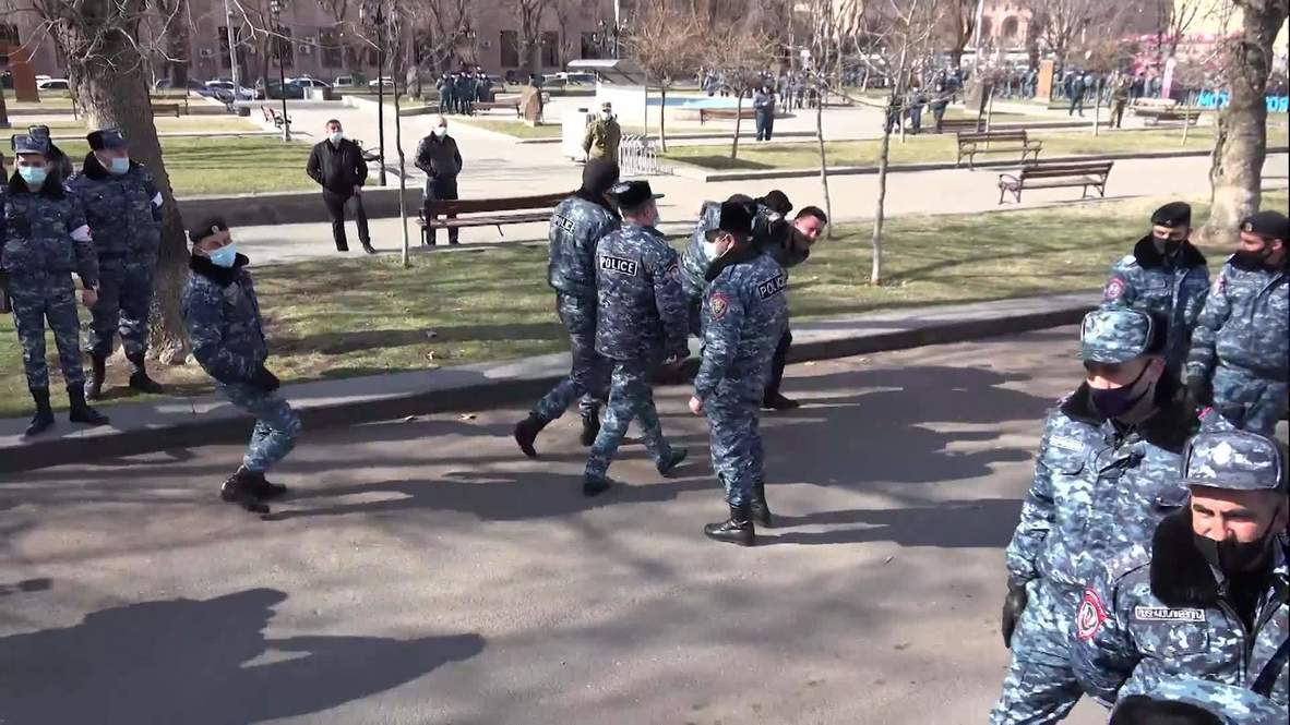 Armenia: Dozens detained at Yerevan rally against PM Pashinyan