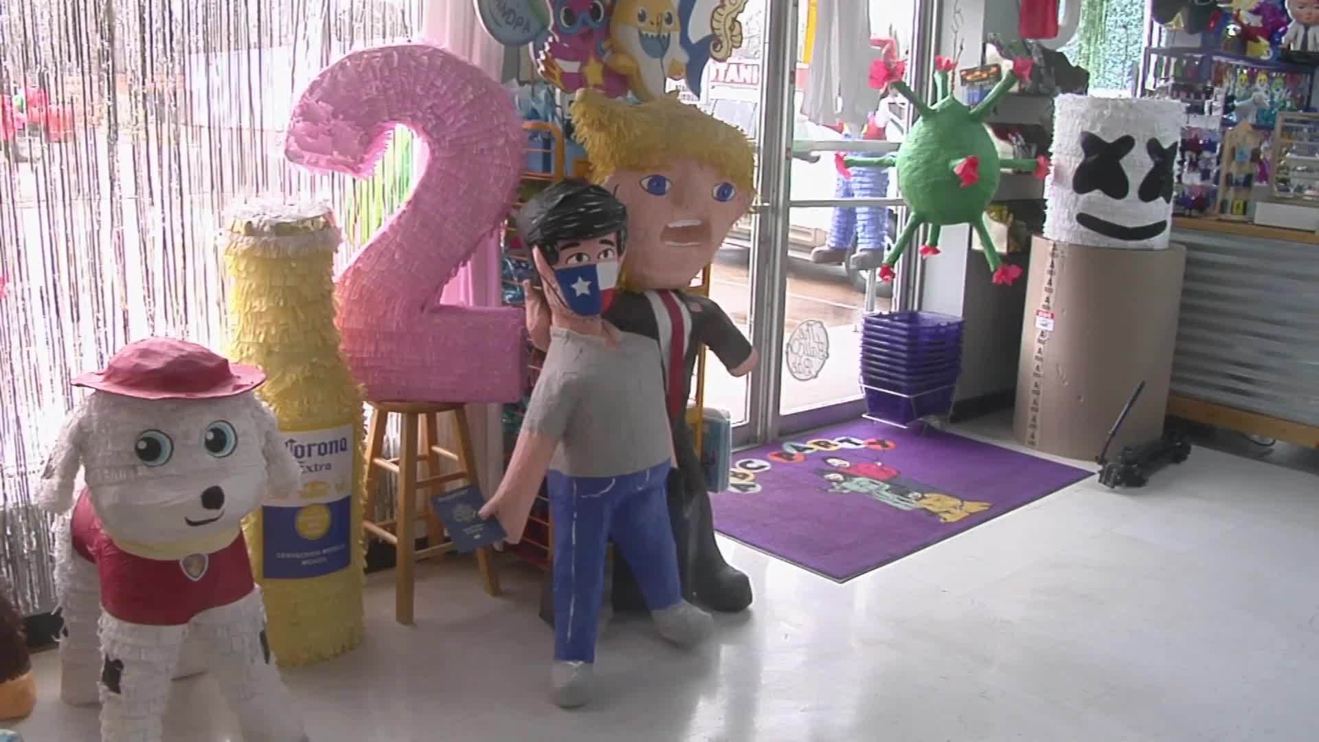 USA Dallas shop owner sells Ted Cruz pinatas making fun of Cancun trip