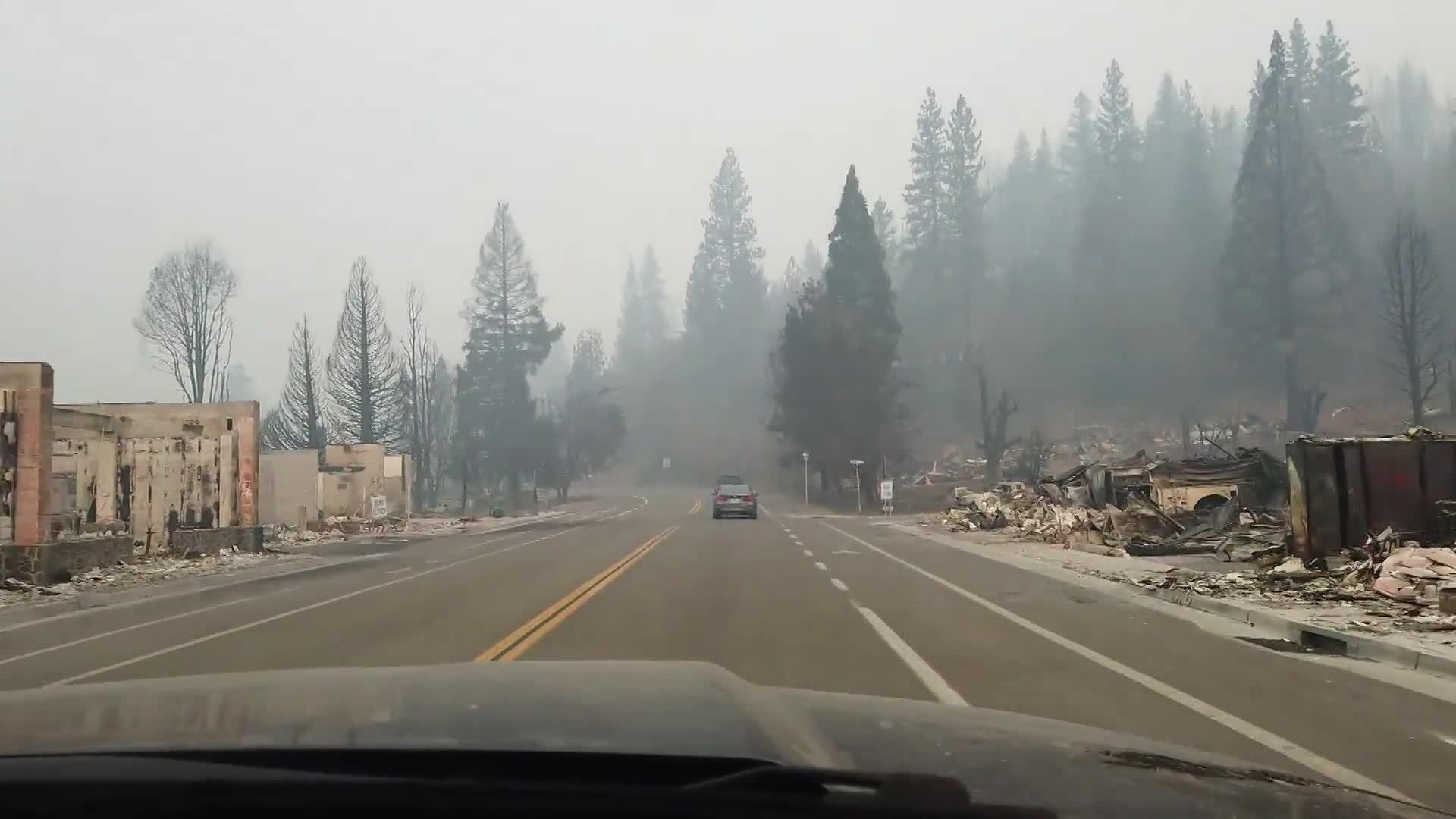 USA Devastating Dixie Fire's mark visible on CA's Greenville Video