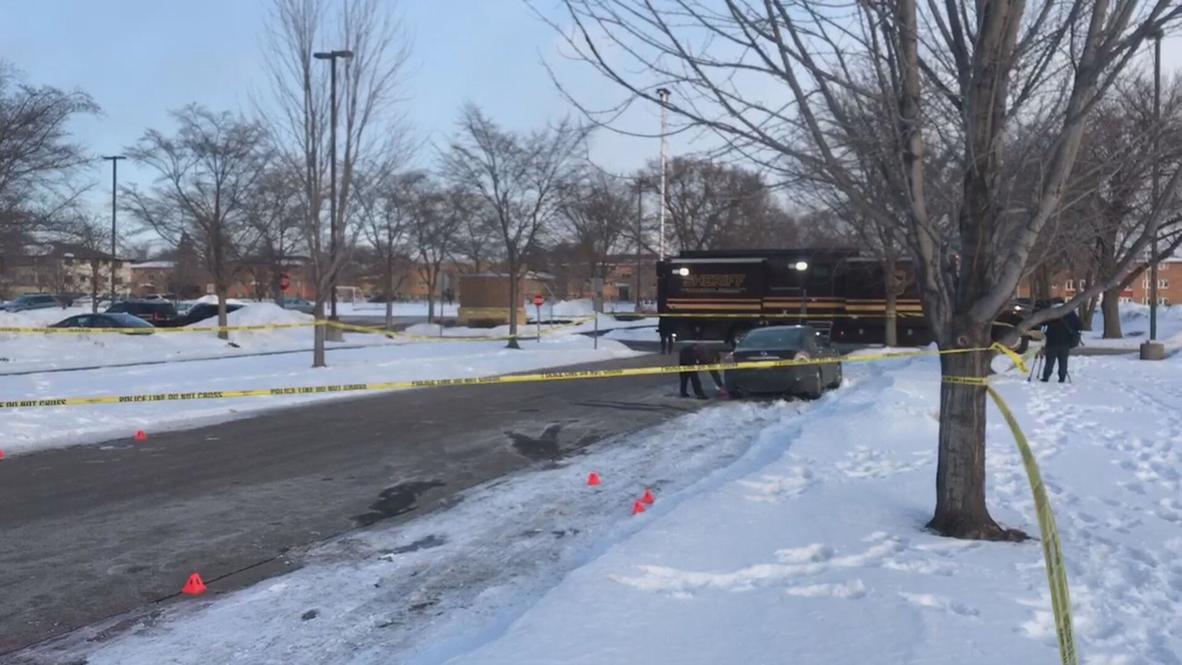 USA Police cordon off Richfield school after deadly shooting Video