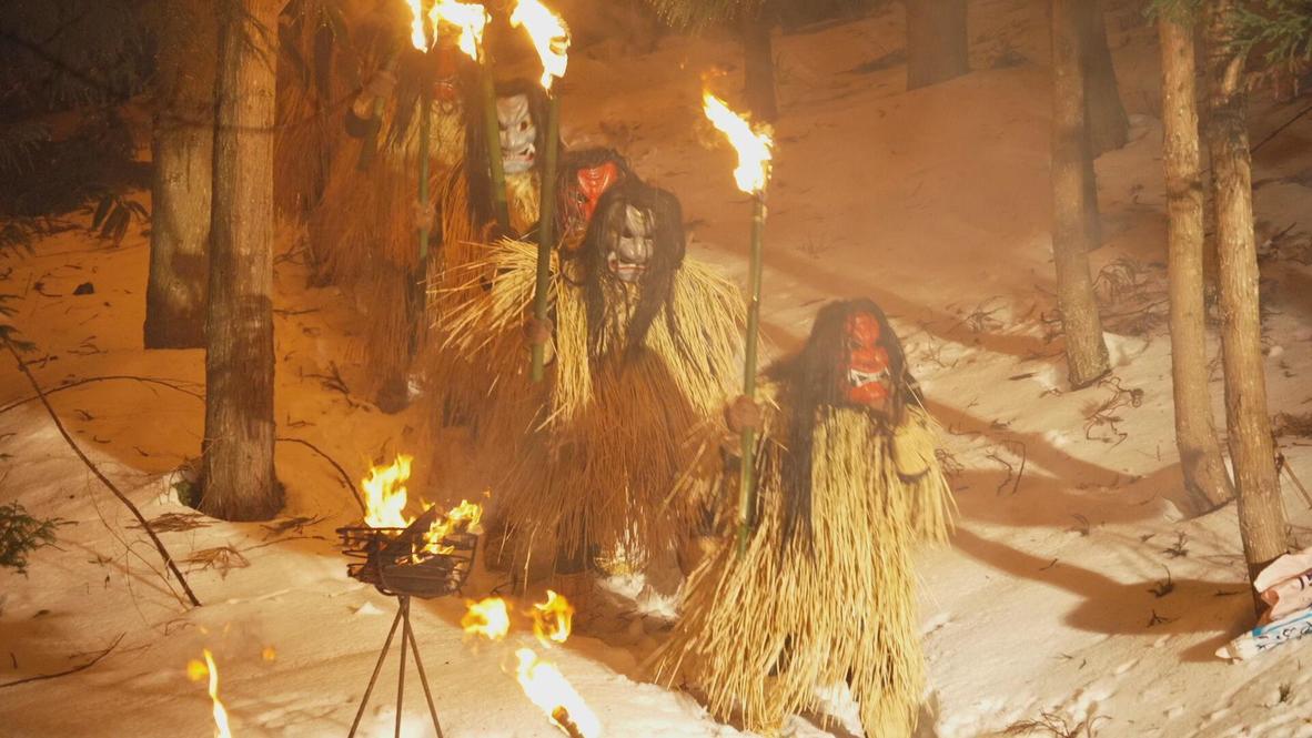 Celebran el festival tradicional de invierno de los demonios 'Namahage' en Japón