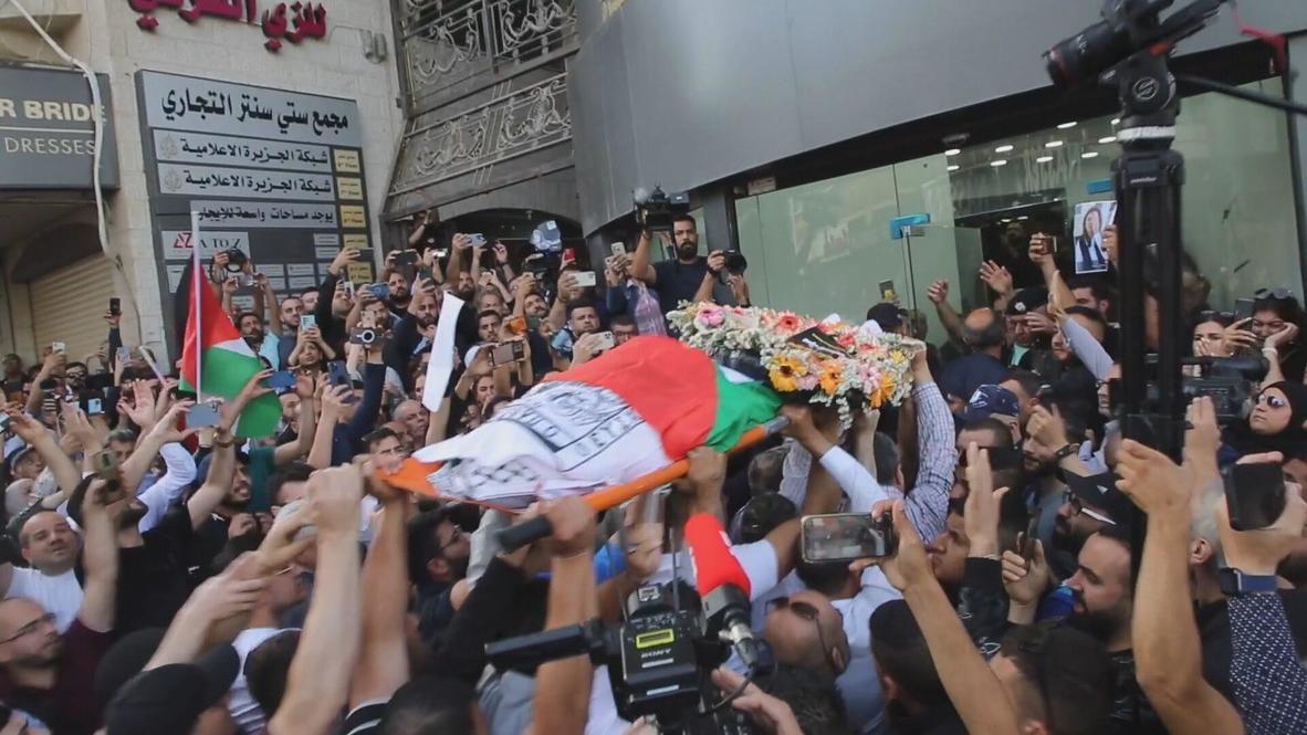 State of Palestine: Body of slain Al Jazeera journalist Shireen Abu Akleh brought to Ramallah