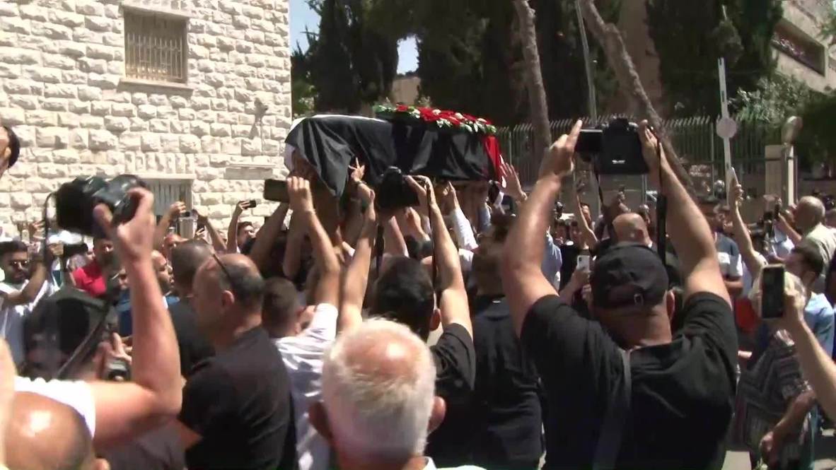 East Jerusalem: Body of Al Jazeerah journalist arrives at St Joseph hospital