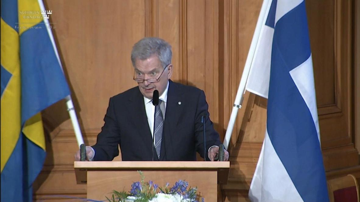 Sweden “Sweden and Finland are about to take historic steps together