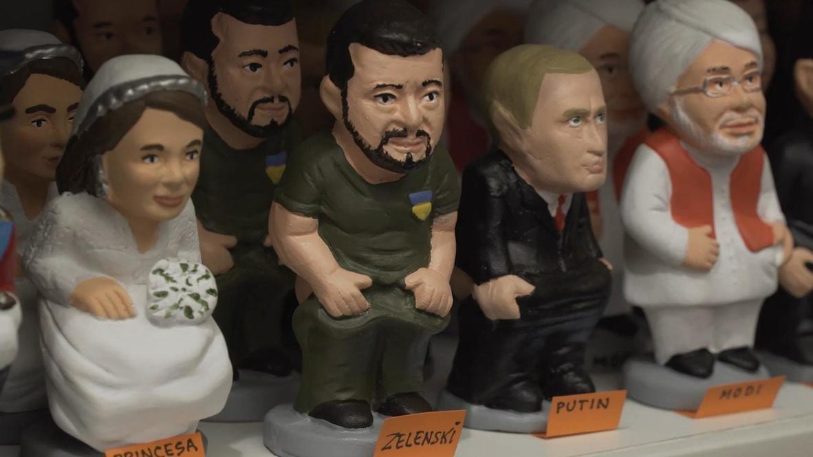 Spain Zelensky gets his own pooping figurine as part of Catalan