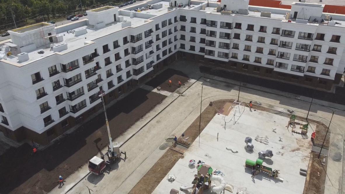 DPR Two new apartment houses will be ready in Mariupol by September