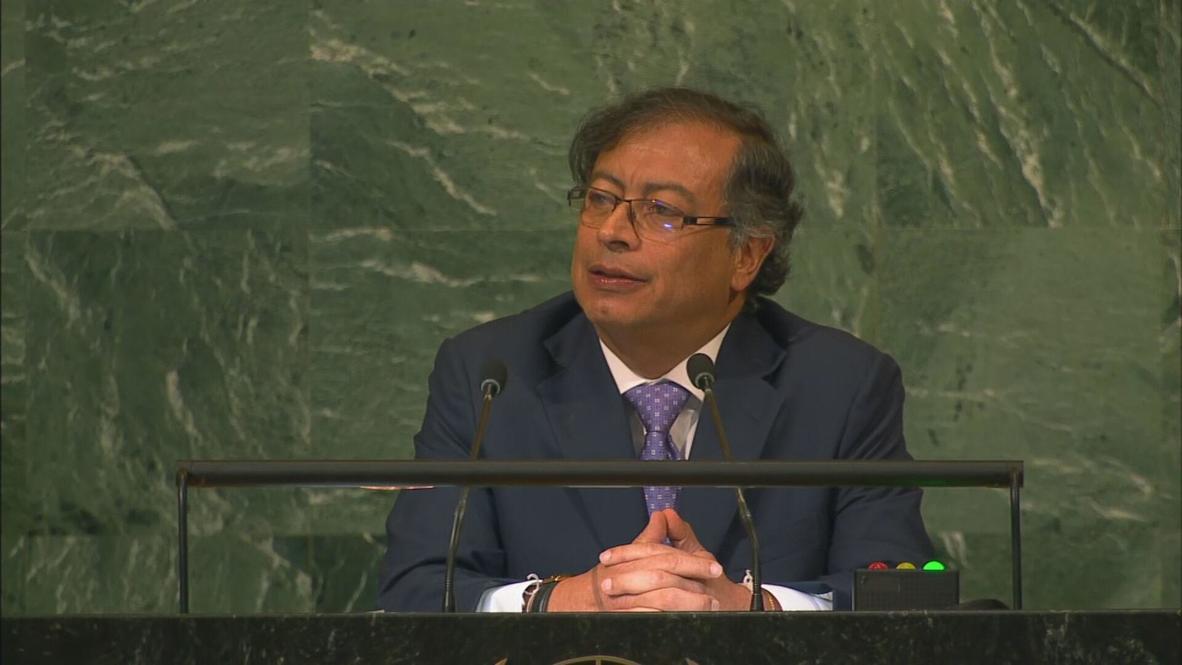 UN: 'War on drugs and fight against climate crisis have failed' - Colombia's Petro in General Assembly remark