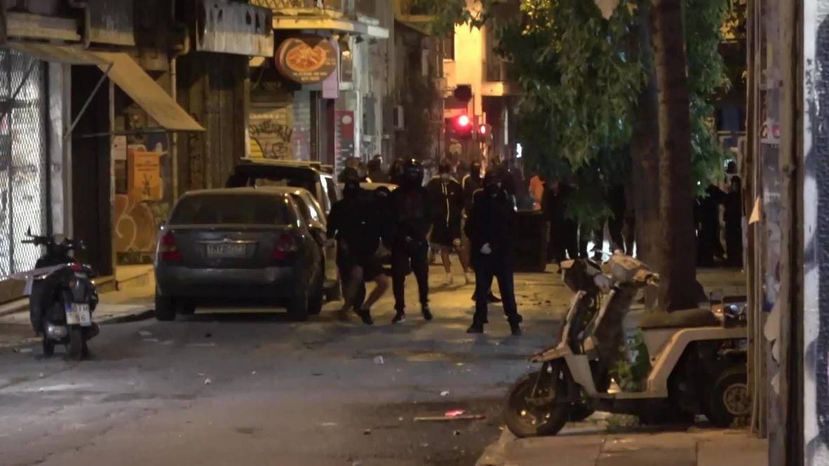 Greece: Clashes erupt in Athens after demonstration against new metro station in Exarchia neighbourhood