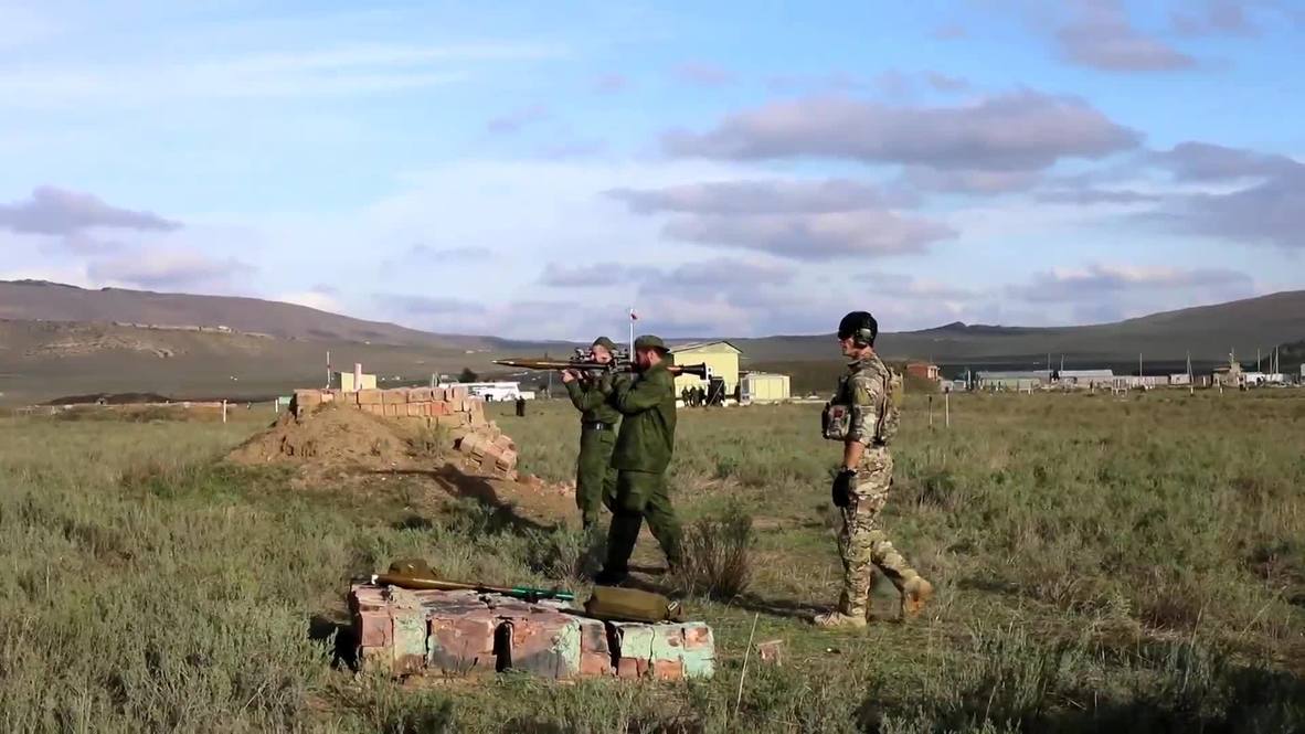 Россия: Минобороны опубликовало кадры боевых учений мобилизованных граждан