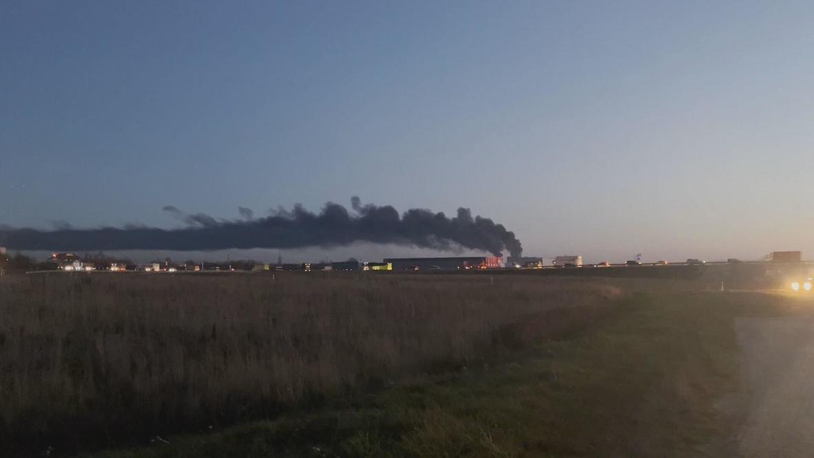 Ukraine: Plumes of smoke mark Lviv's skyline after explosions