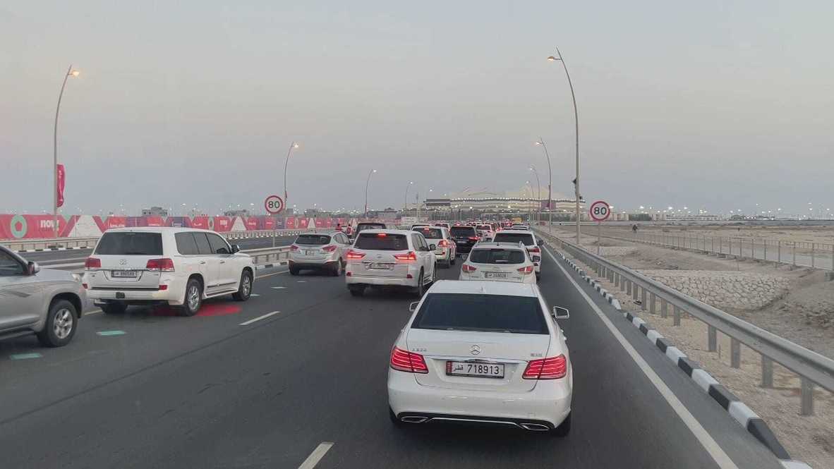 Qatar Hundreds of cars stuck in traffic jams ahead of FIFA World Cup