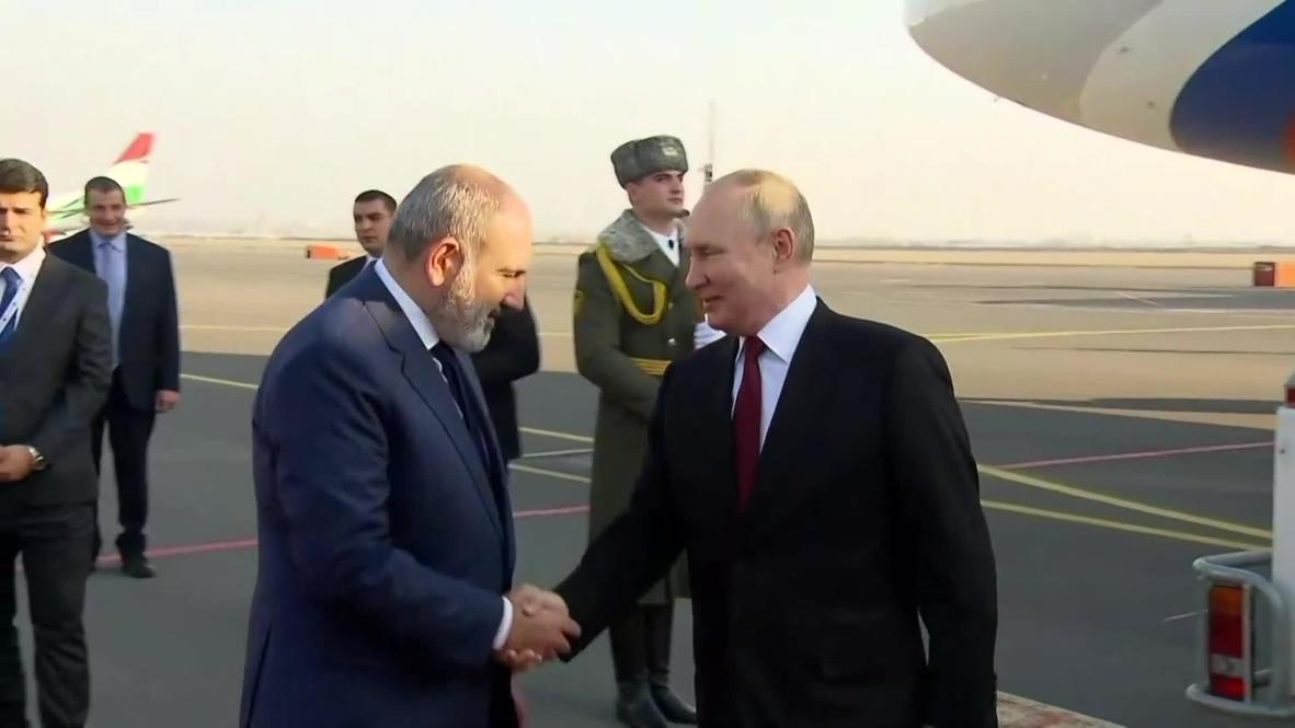 Armenia: Putin arrives in Yerevan for CSTO meeting