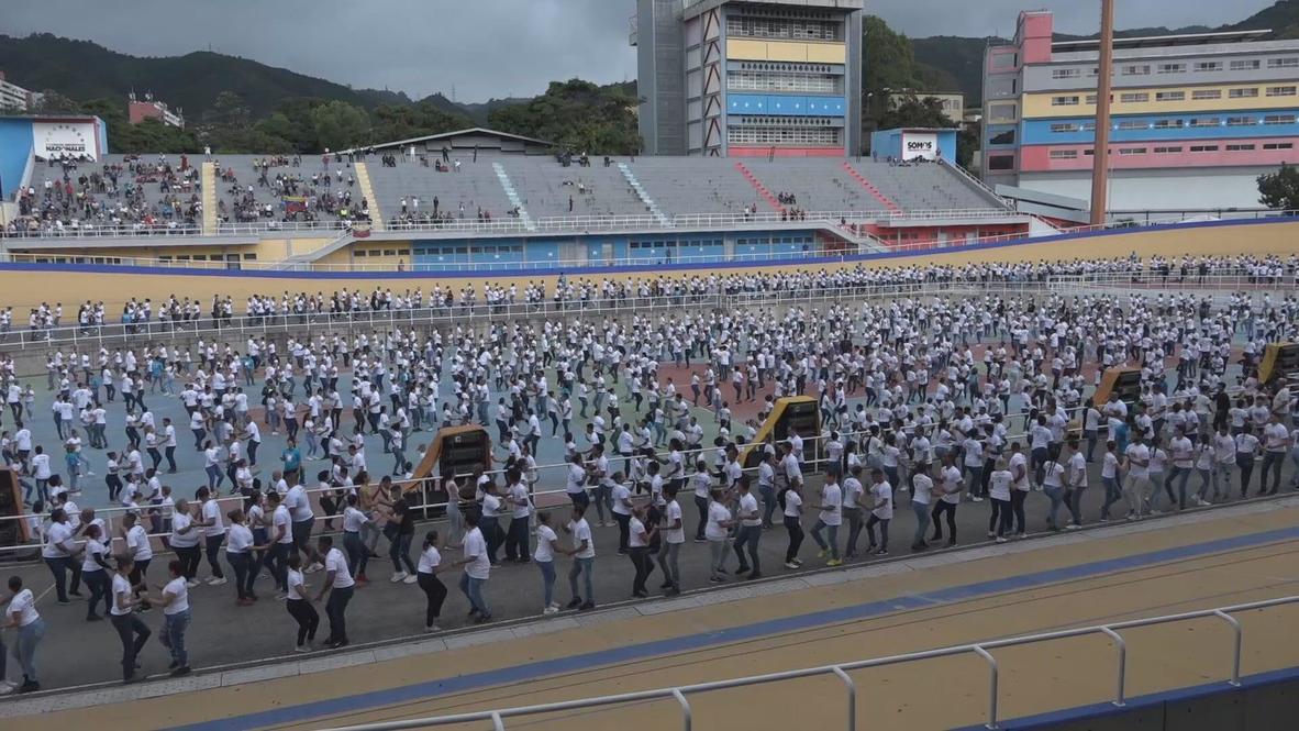 Venezuela: Over 2,000 salsa dancers attempt to break Guinness World Record in Caracas