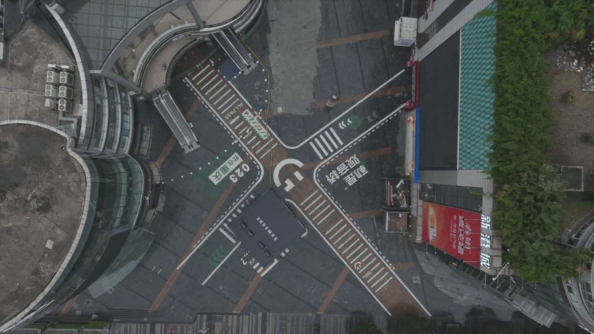 China: Drone captures empty Chongqing streets as city registers record number of new COVID cases
