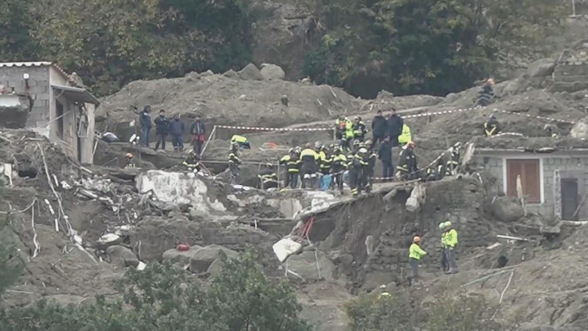 Italy: Search for missing continues on Ischia after deadly landslide