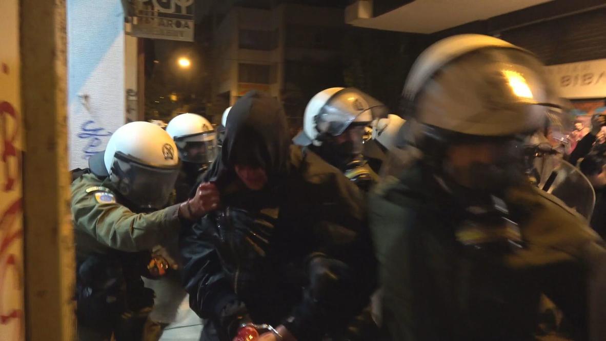 Greece: Annual anti-police brutality protest in Athens ends in clashes, arrests