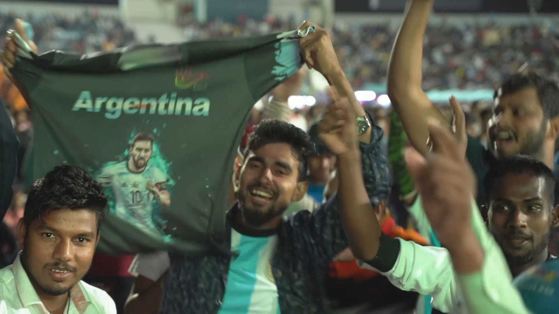 Qatar Thousands of migrant workers at Doha's Industrial area Fan zone