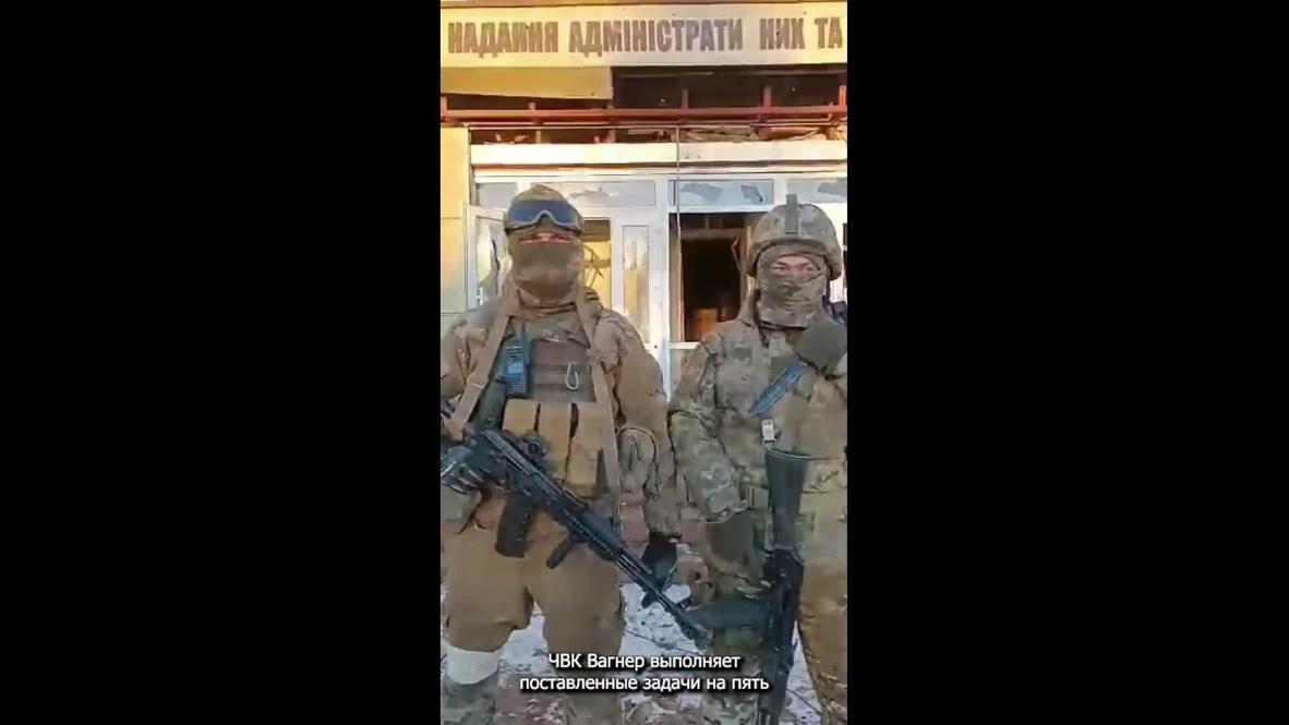 Wagner PMC assault units conduct moppingup operation in central