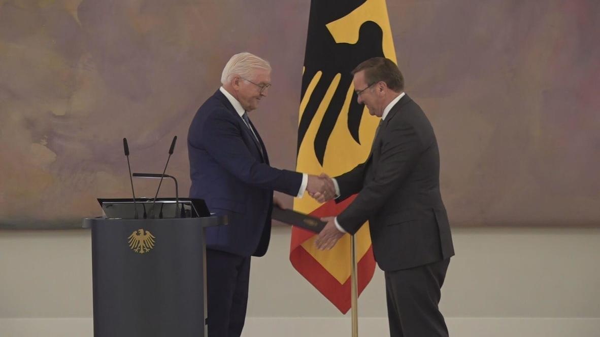 Germany: Boris Pistorius formally appointed as new defence minister after Lambrecht's resignation