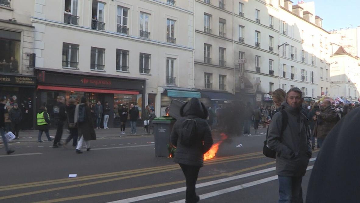 France: 'The government is arrogant as usual‘ - Tensions run high in Paris as protests against pension reform continue
