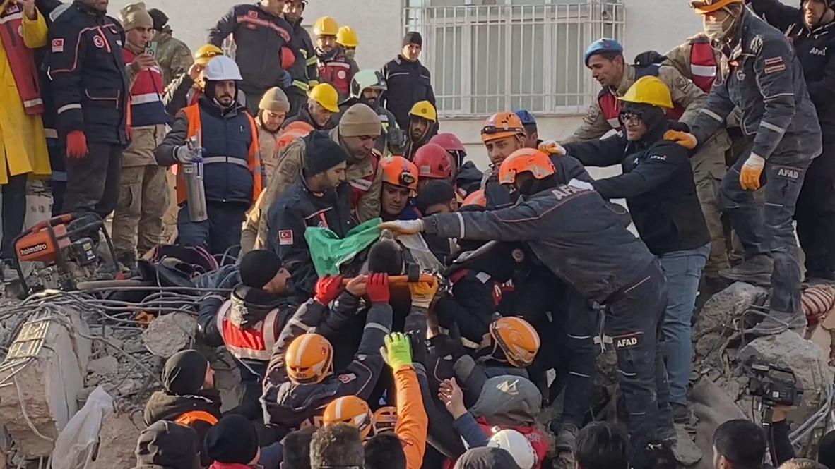 Turkey Young earthquake survivor rescued after spending over 100 hours