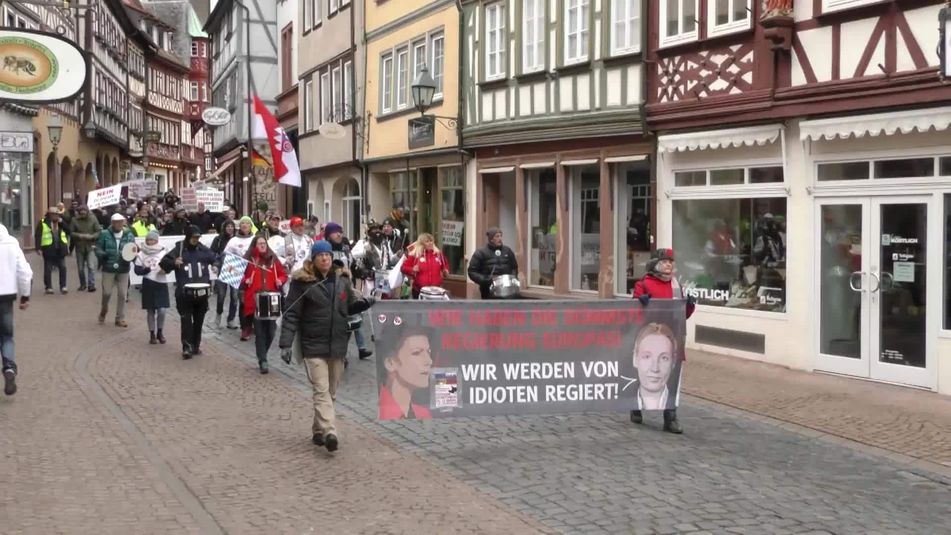 Germany Those Who Supply Weapons Do Not Want Peace Hundreds Rally 