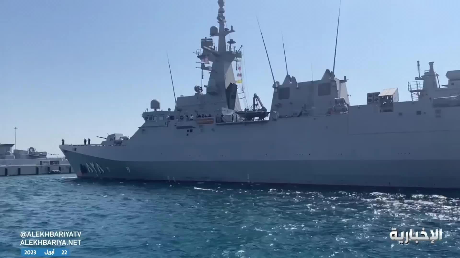 Saudi Arabia First evacuation ship from Sudan arrives in Jeddah carrying 50 nationals Video