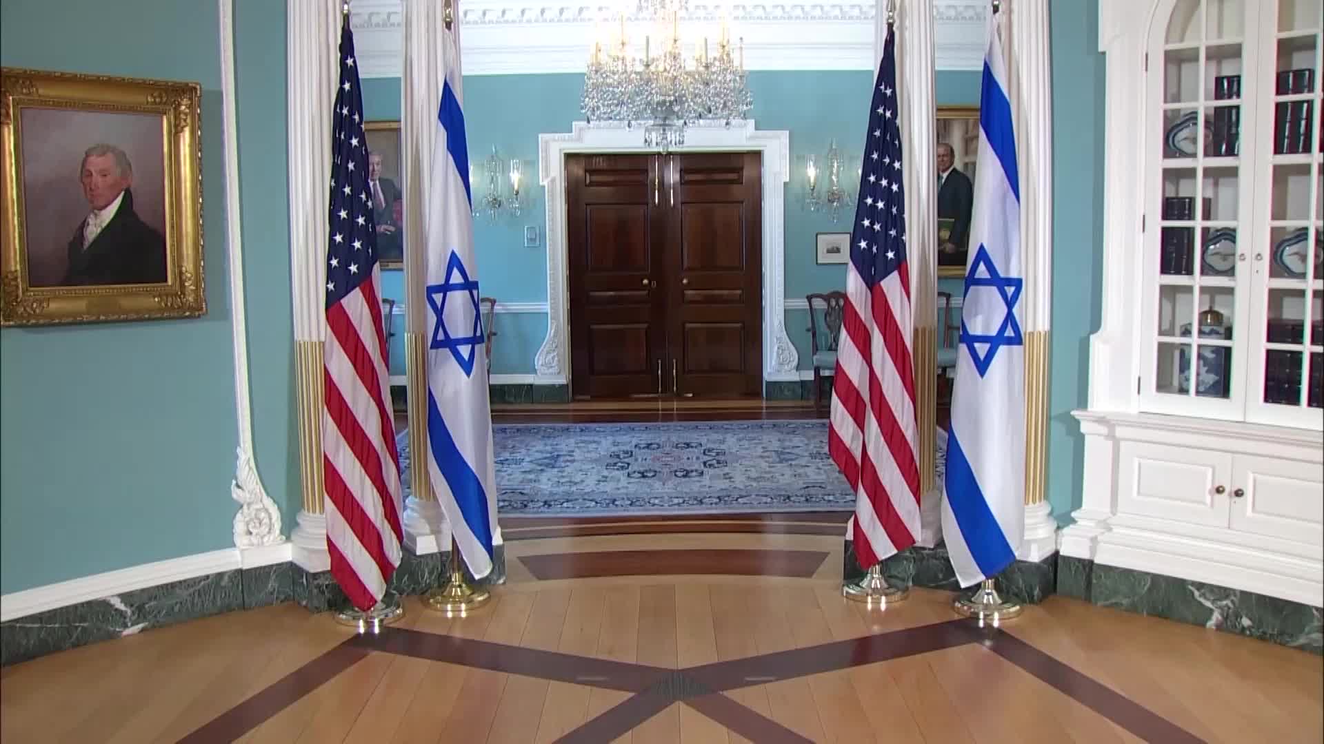 Secretary Rubio meets with Israeli FM Gideon Sa'ar in Washington DC as Trump set to hold talks on situation in Gaza