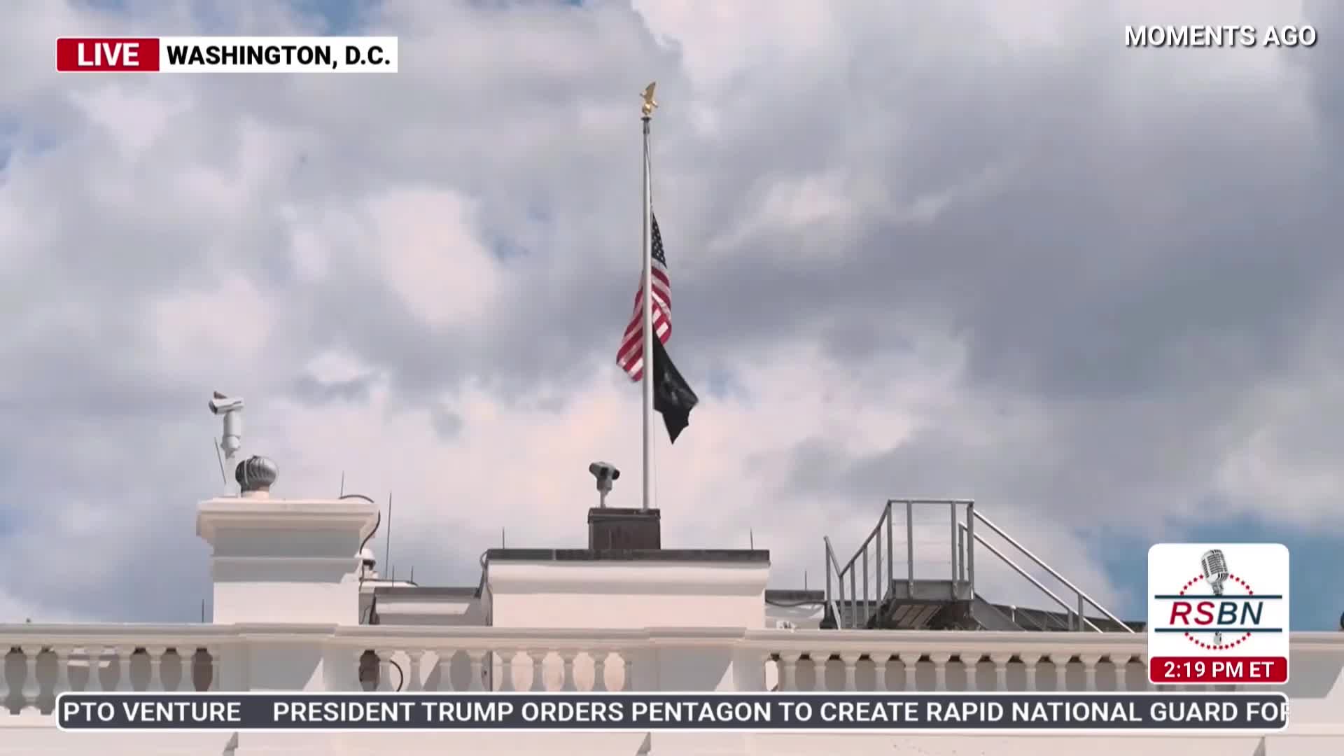 National mourning - White House lowers flags to half-mast after Minneapolis school shooting kills two children, injures 17