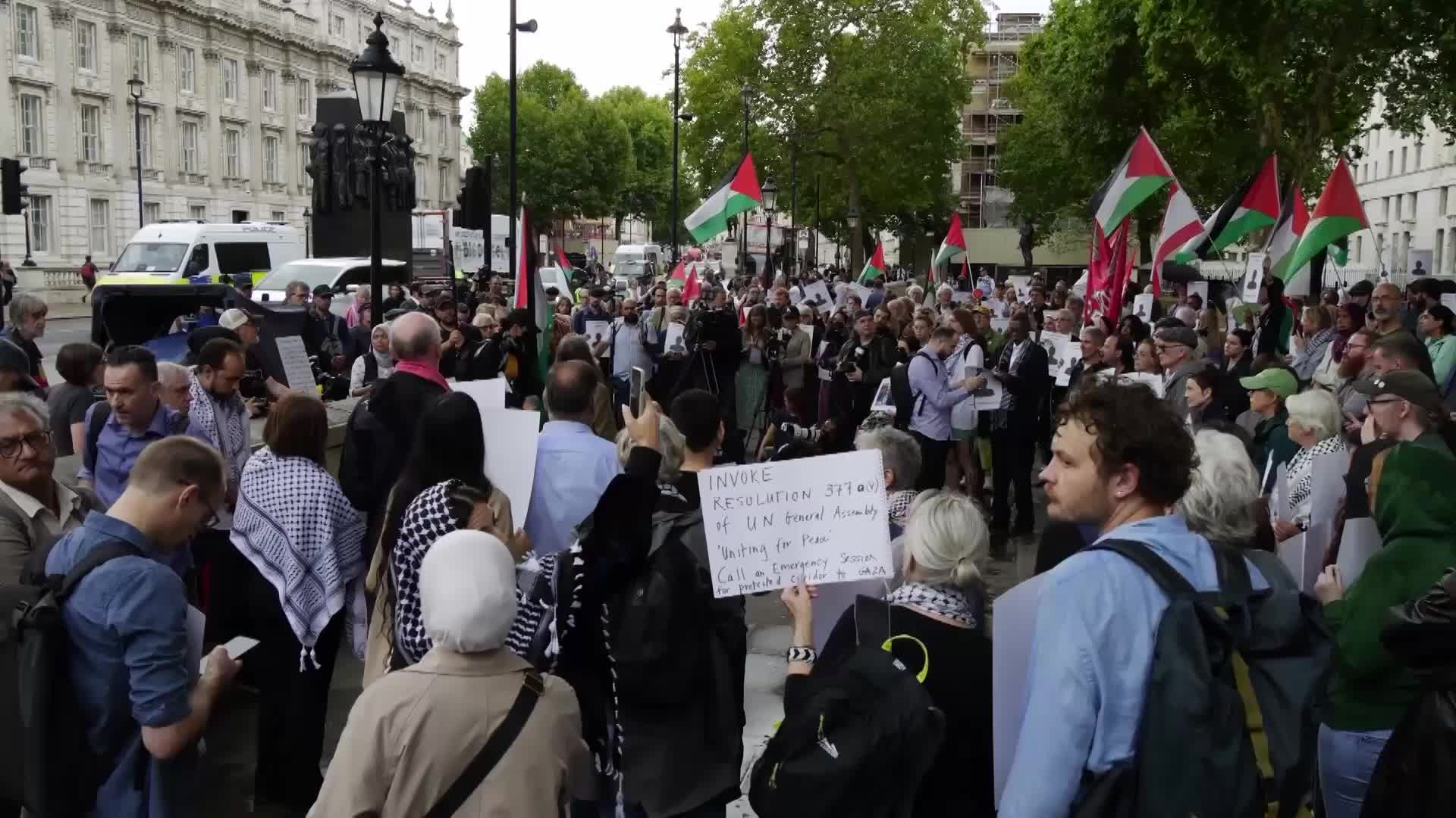 'Acknowledge sacrifices they take for sake of truth' - British journalists hold vigil in London to honour colleagues killed in Gaza