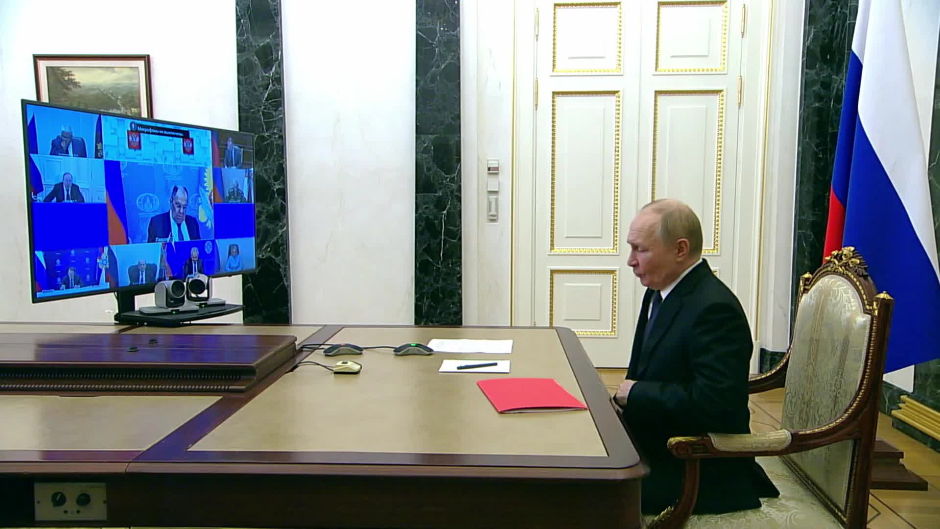 Путин обсудил с постоянными членами Совбеза тему отношений со странами СНГ