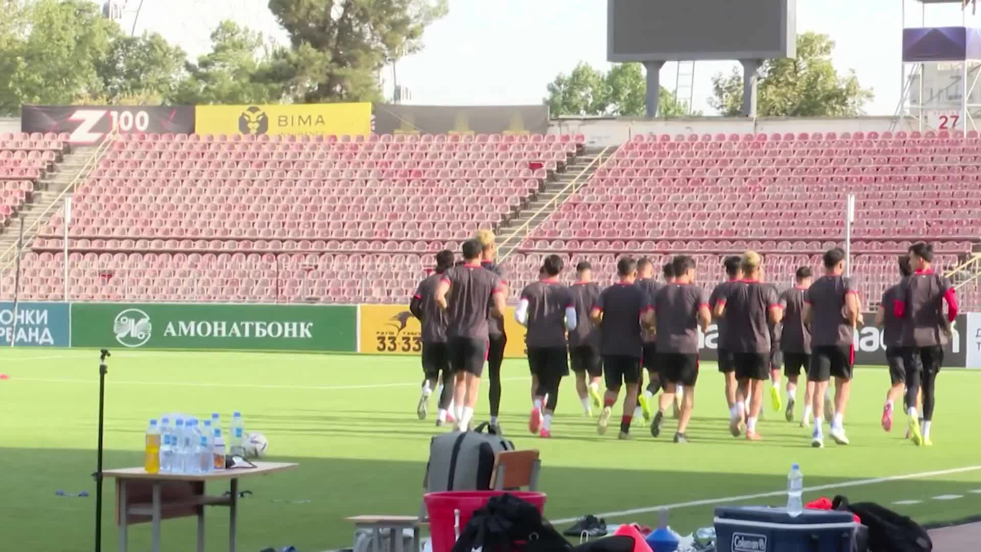 Asian dribbling - Iranian, Afghan national football teams gather in Tajikistan for CAFA Nations Cup 2025