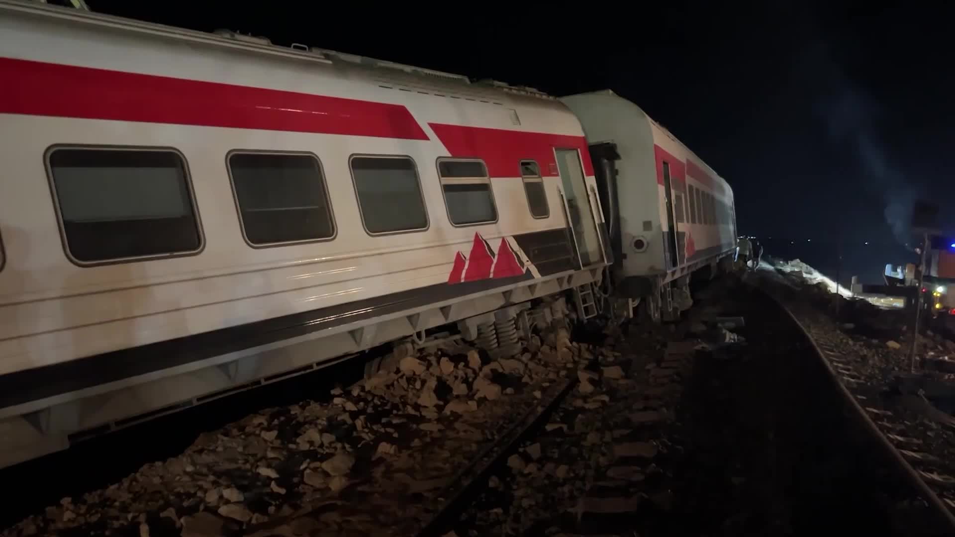 Train derailment kills three, injures dozens more in northern Egypt