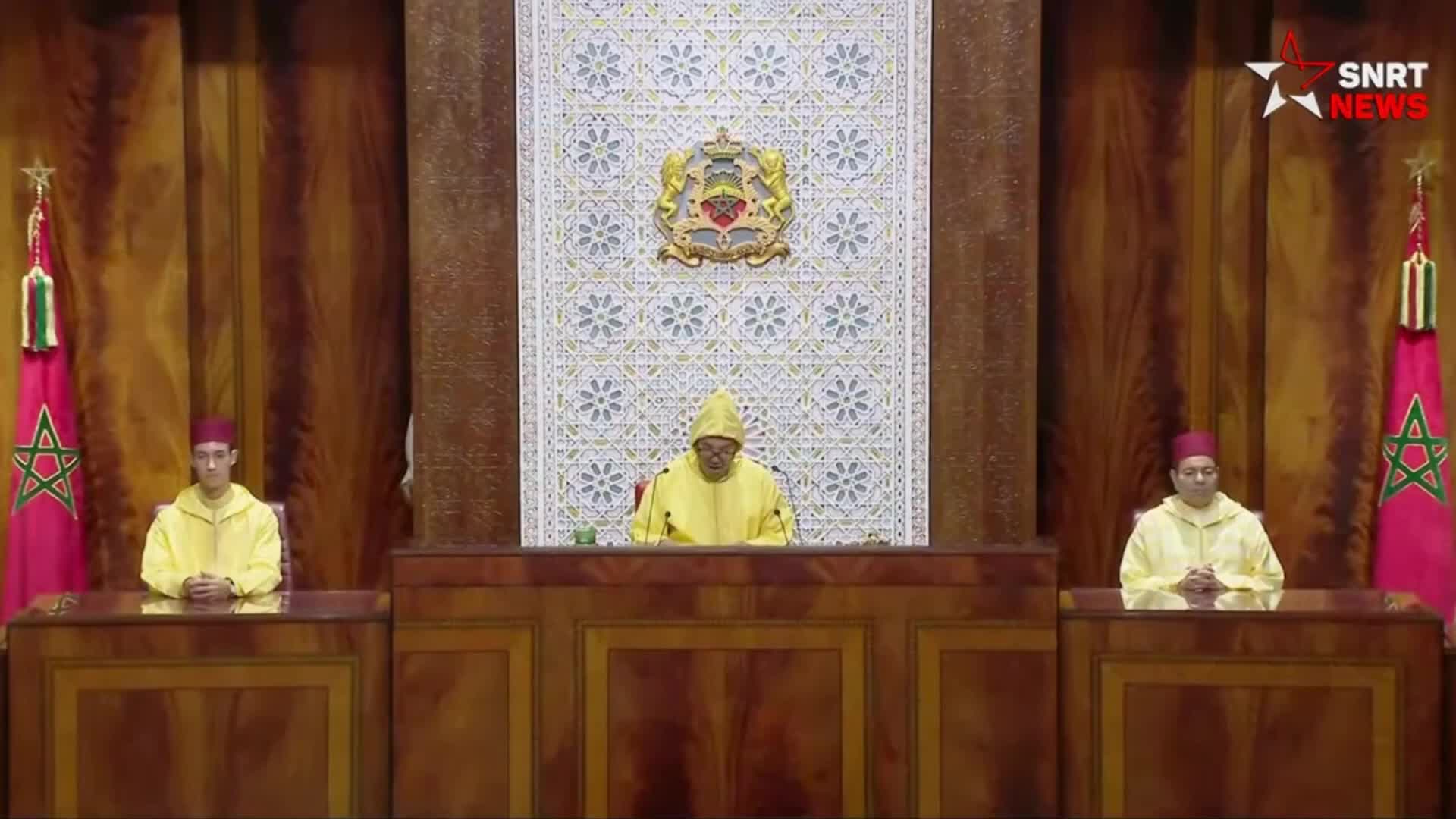 Morocco's King calls on 'everyone to take responsibility' for nation's accelerated development during Parliament speech in Rabat