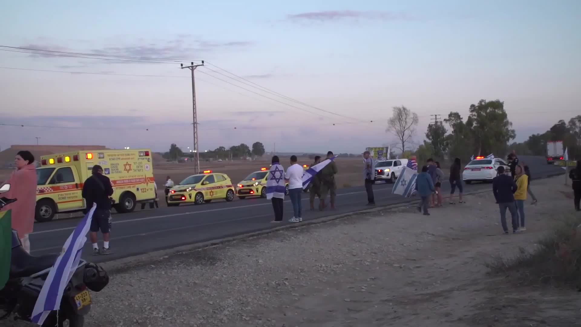 Taking flight - Helicopters over Israel's Re'im military base ahead of return of hostages