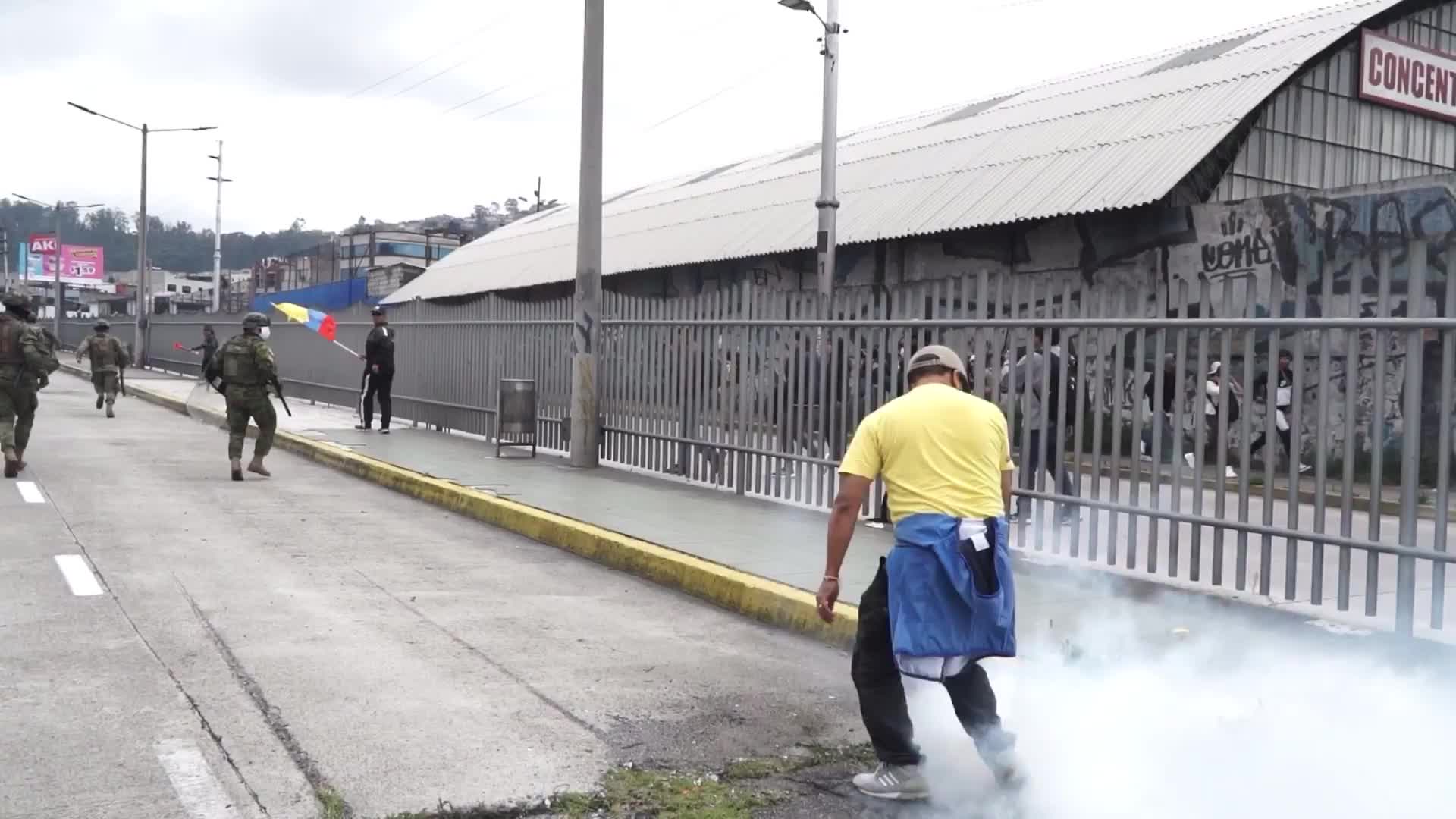 'They don't care if they kill' - Tear gas and clashes rock Quito amid protests over diesel price hike